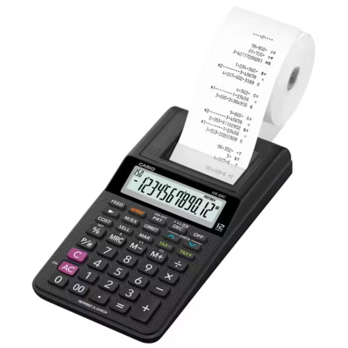 CASIO - Calculadora Casio HR-8RC Impresora + Reprint Función