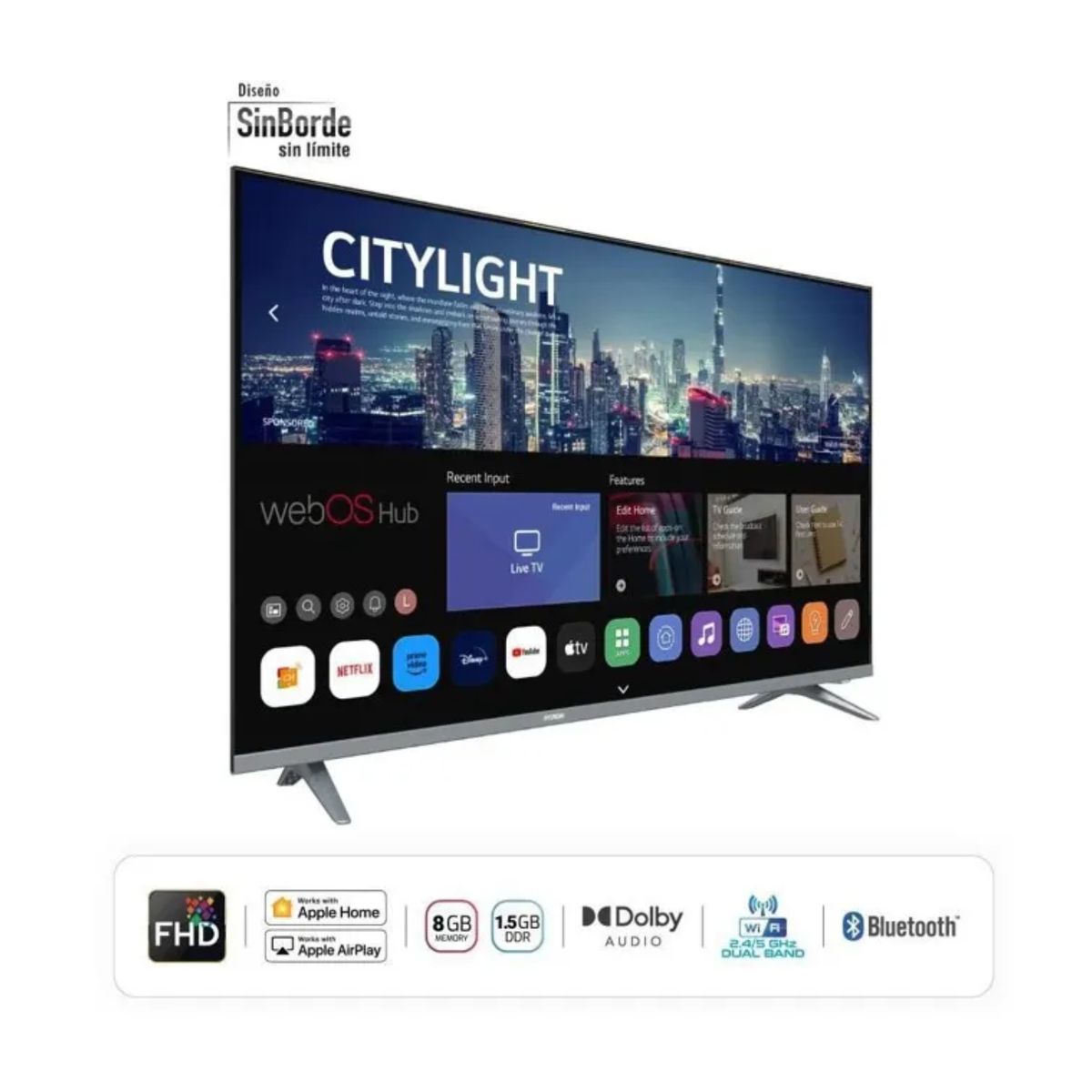 HYUNDAI - Televisor Hyundai 42" Webos FHD HYLED429WIM 2025