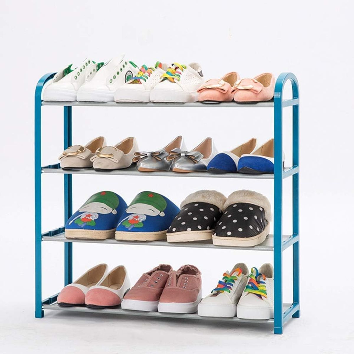 GENERICO - Organizador de Zapatos Multiusos de 4 Niveles 8 pares