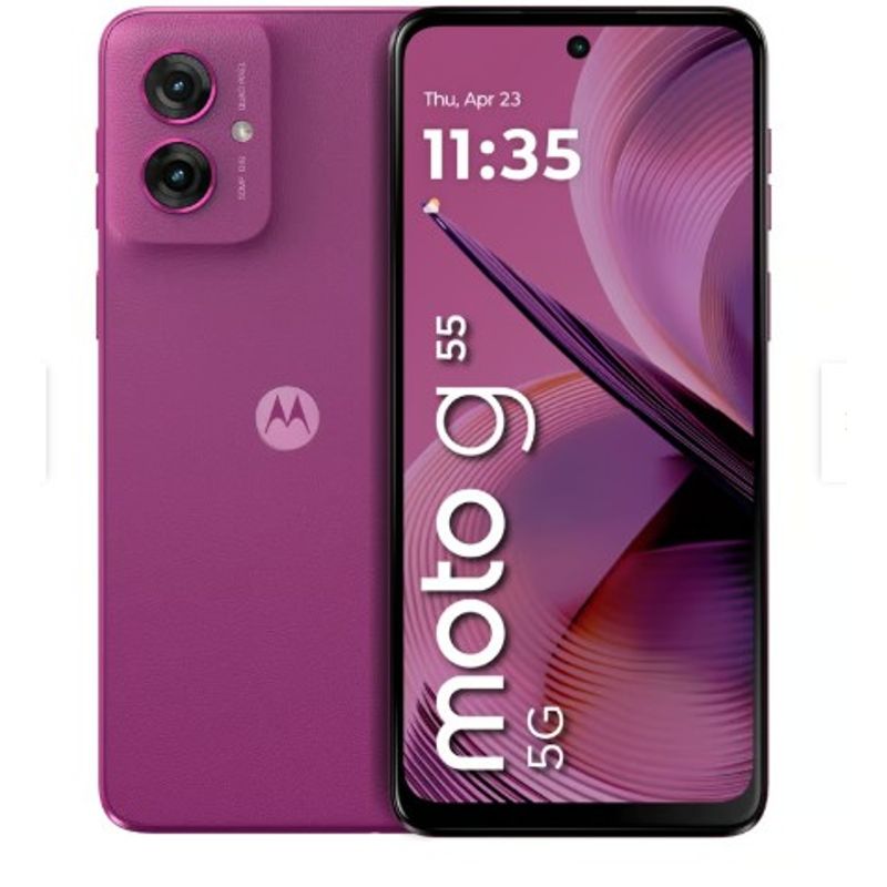 MOTOROLA - Celular Motorola Moto G55 256GB-8GB RAM- Pantalla 6,49 Fuscia