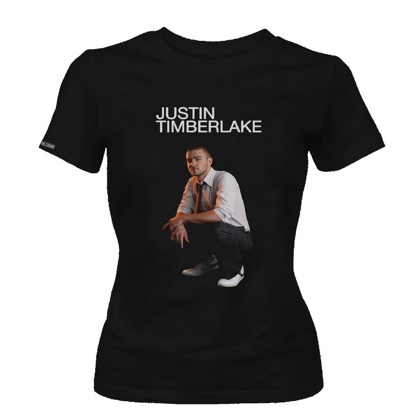 CREACIONES NU CROWN - Camiseta Dama Justin Timberlake Nsync Musica Nu Crown