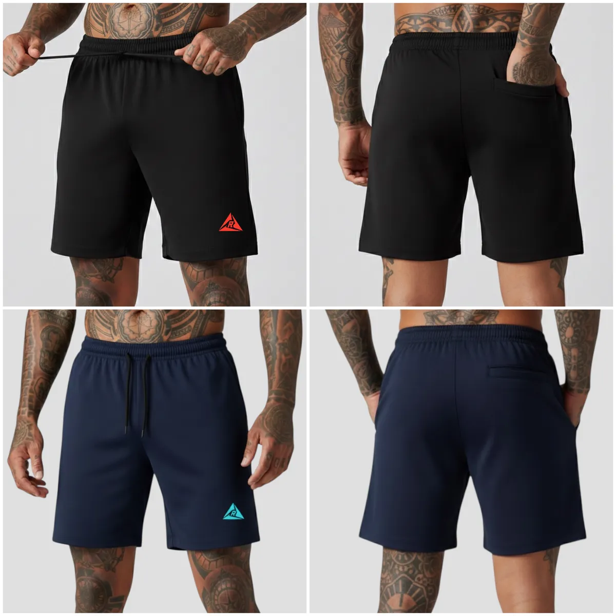 RIPPLE FT - Combo x2 Pantalonetas Originales  Bolsillos Cierres RIPPLE.