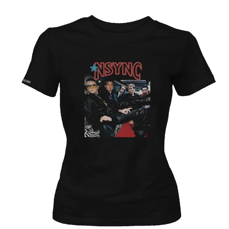 CREACIONES NU CROWN - Camiseta Dama Justin Timberlake Nsync Nu Crown