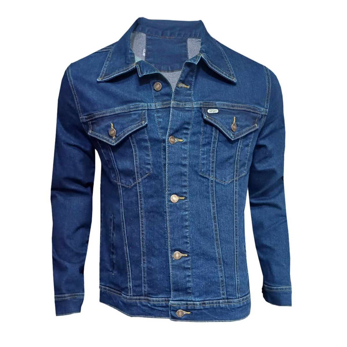 MODA EN CIRCUITO - Chaqueta de Jean para Hombre Azul