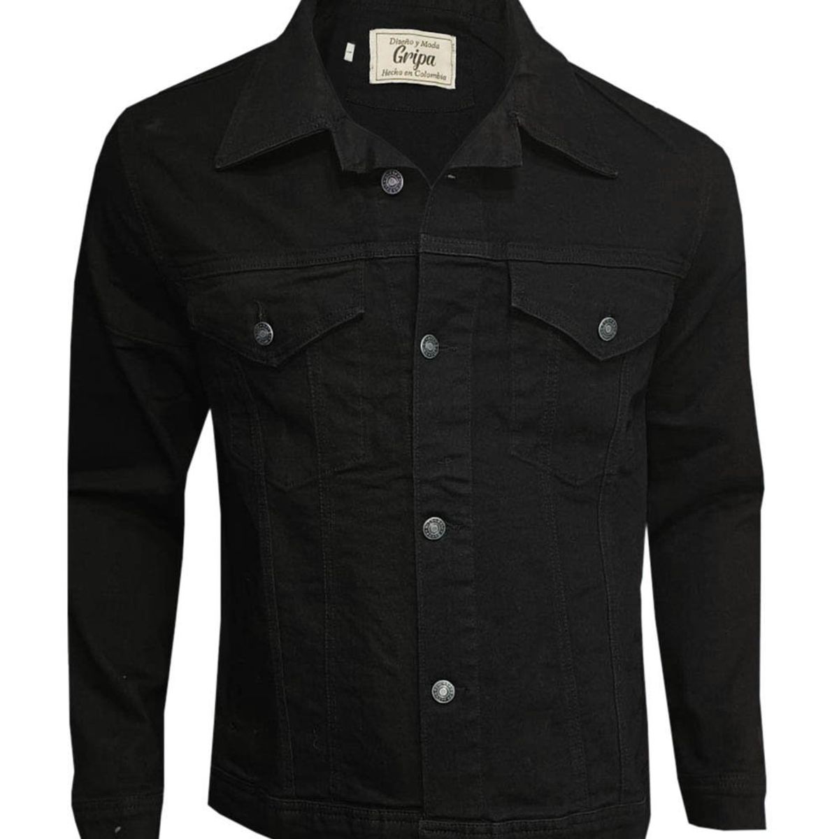 MODA EN CIRCUITO - Chaqueta de Jean para Hombre Azul