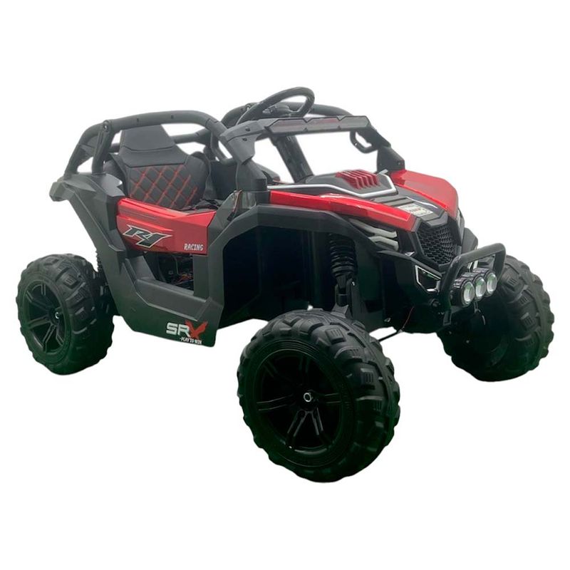 BEBESUNITA - Carro Electrico Niño Bugui Llanta Goma 7años 4x4 Bateria 12v