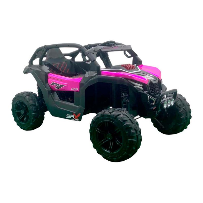 BEBESUNITA - Carro Electrico Niño Bugui Llanta Goma 7años 4x4 Bateria 12v