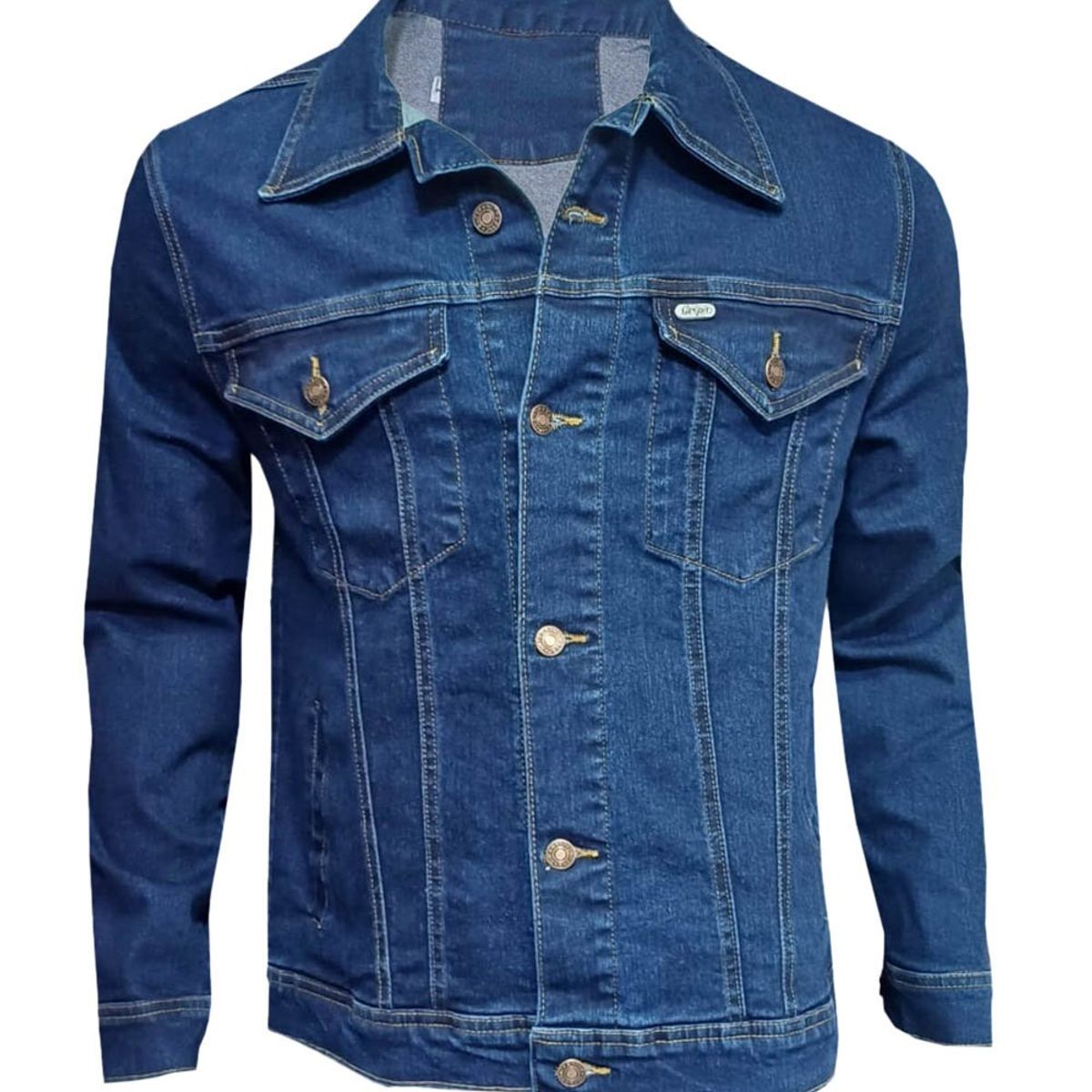 MODA EN CIRCUITO - Chaqueta de Jean para Hombre Negro