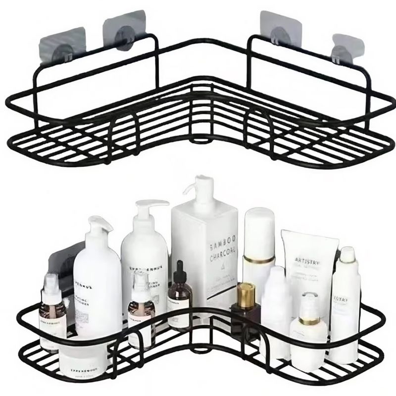 ONE PIXEL - Organizador de Ducha Repisa Baño Adhesivo Set 2 Inoxidable-