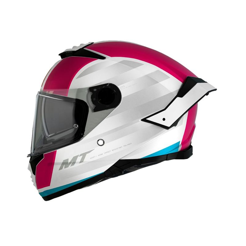 MT HELMETS - CASCO MT THUNDER 4 CERTIFIC ECE2206 TREADS ROSA BRILLO TLL L