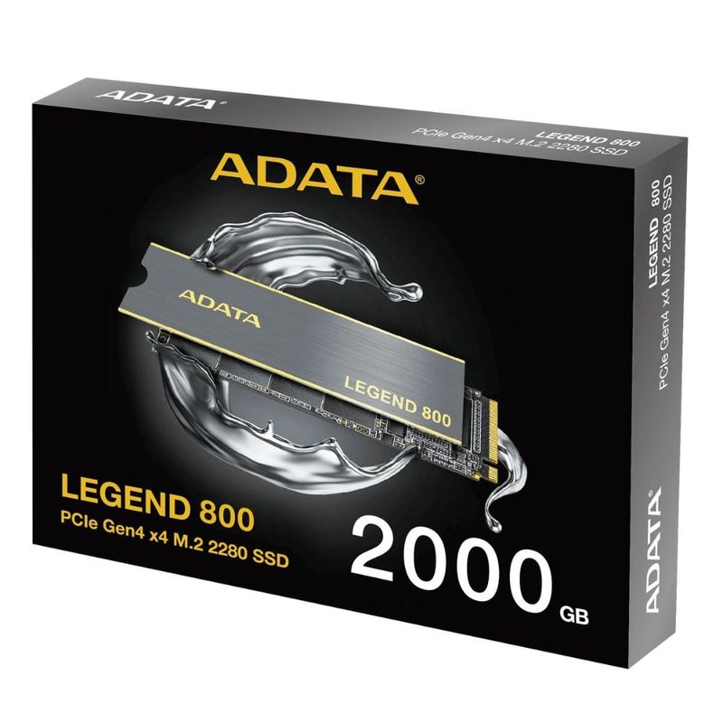 ADATA - Unidad De Estado Solido Adata Pcie 2tb Legend 800 Gen4