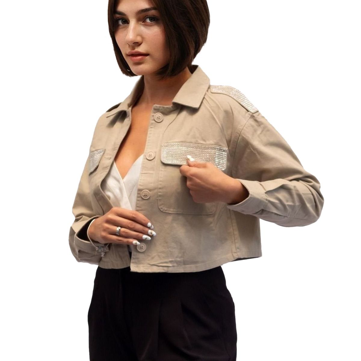 DOUGGER - Chaqueta liviana beige DOUGGER ROXY