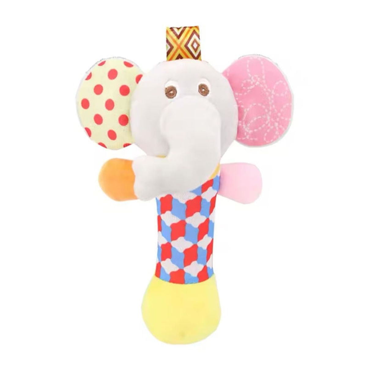 GENERICO - Sonajero en Felpa Estimulación para Bebe - Cerdito