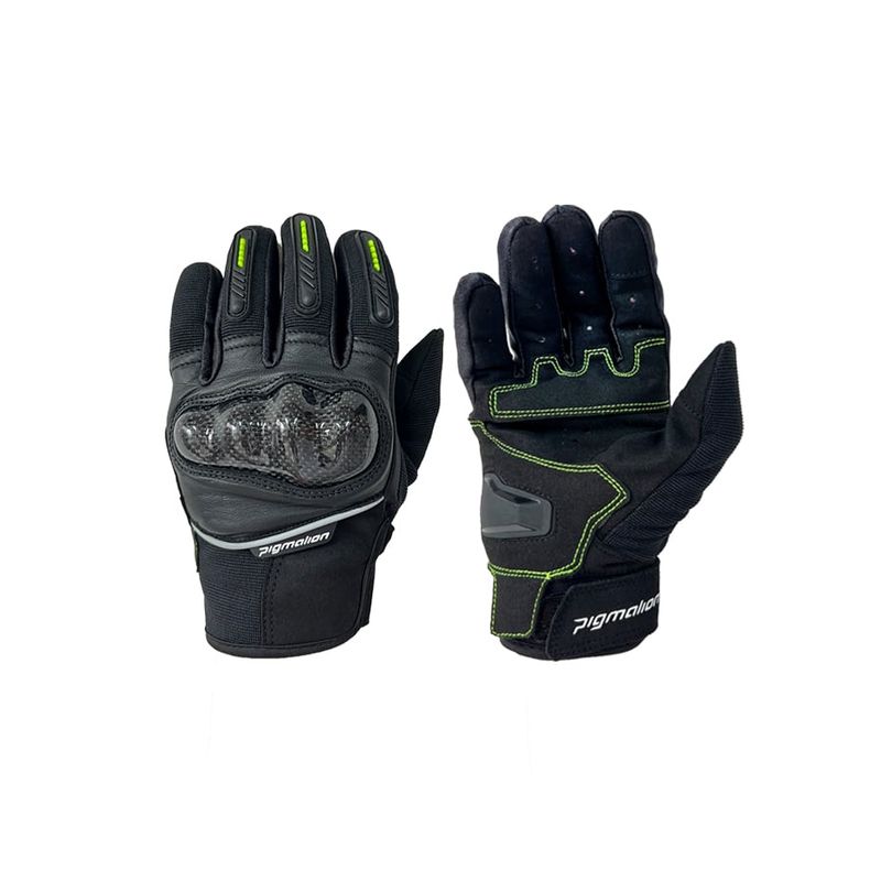PIGMALION - Guantes De Proteccion Vortex Neon Para Moto Pigmalion