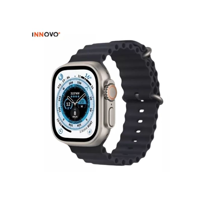 INNOVA - Reloj Smartwatch H9 Ultra Plus Amoled 7 Pulsos Alta Gama Sport