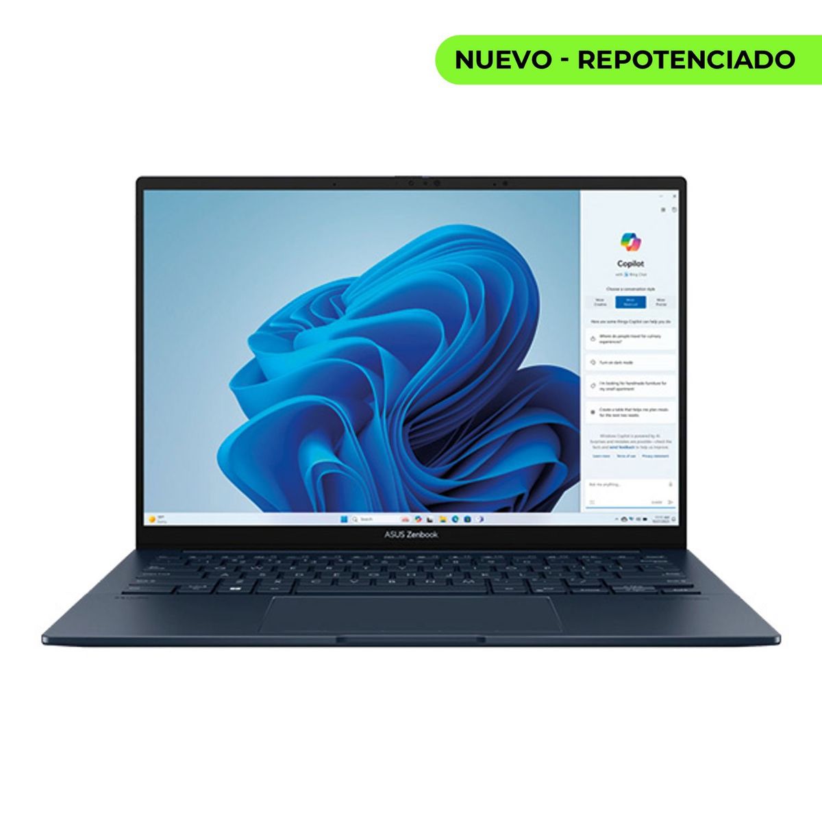 ASUS - Portátil  ASUS Zenbook OLED - Intel Core ULTRA 7 155H -512 GB SSD - RAM 16 GB DDR5 - PANTALLA  14” -