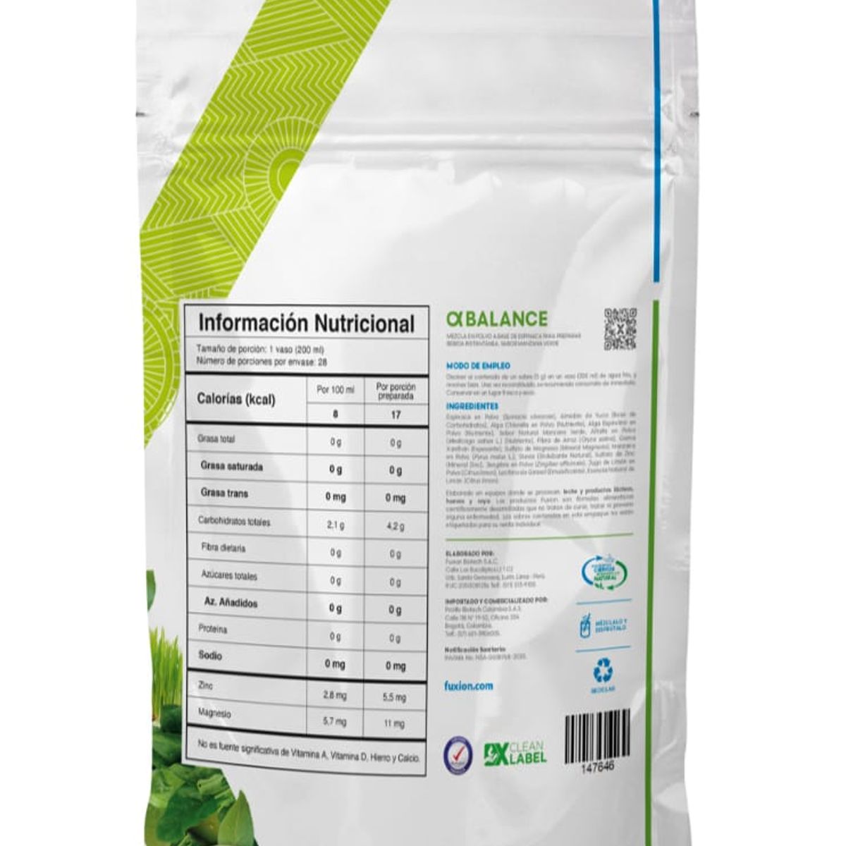 FUXION - ALPHA BALANCE FuXion - Clorofila