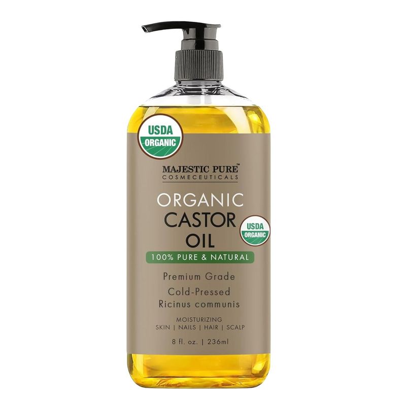 GENERICO - Aceite de ricino orgánico - Castor Oil 236Ml