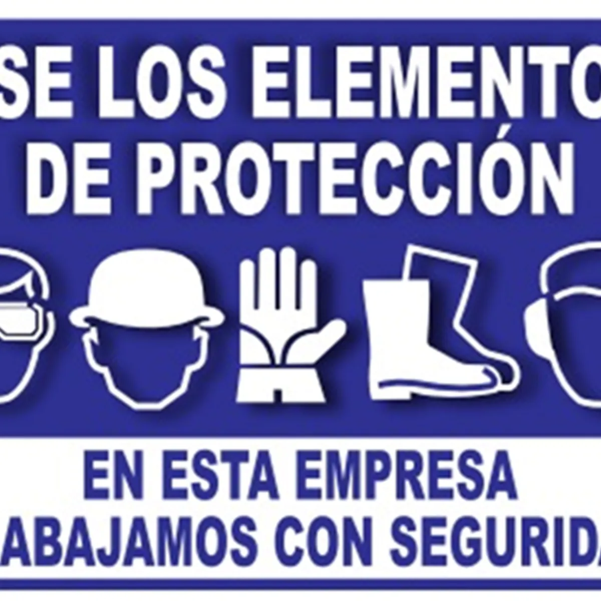 NACIONAL - SEÑALIZACIÓN EN POLIESTIRENO 30X20 USO DE EPP