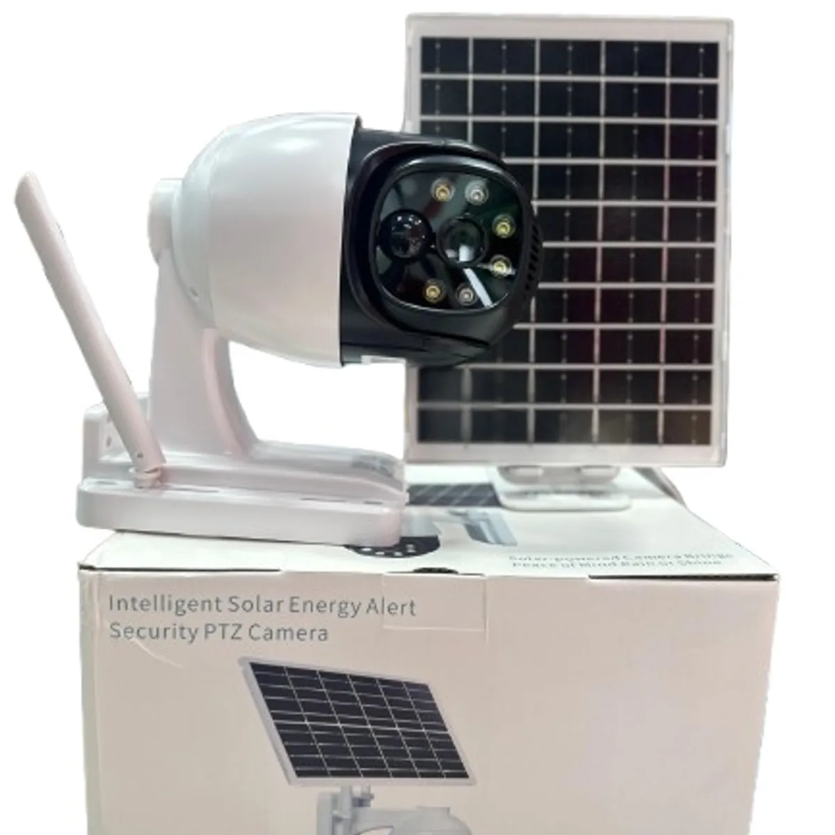 GENERICO - CÁMARA PTZ CON PANEL SOLAR PARA EXTERIORES