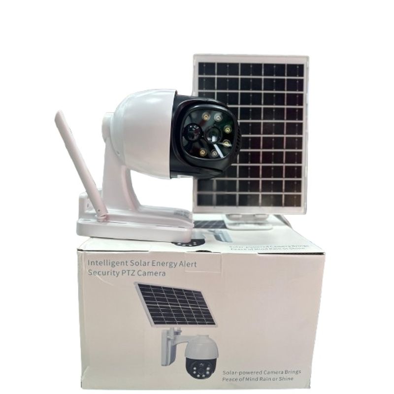 GENERICO - CÁMARA PTZ CON PANEL SOLAR PARA EXTERIORES