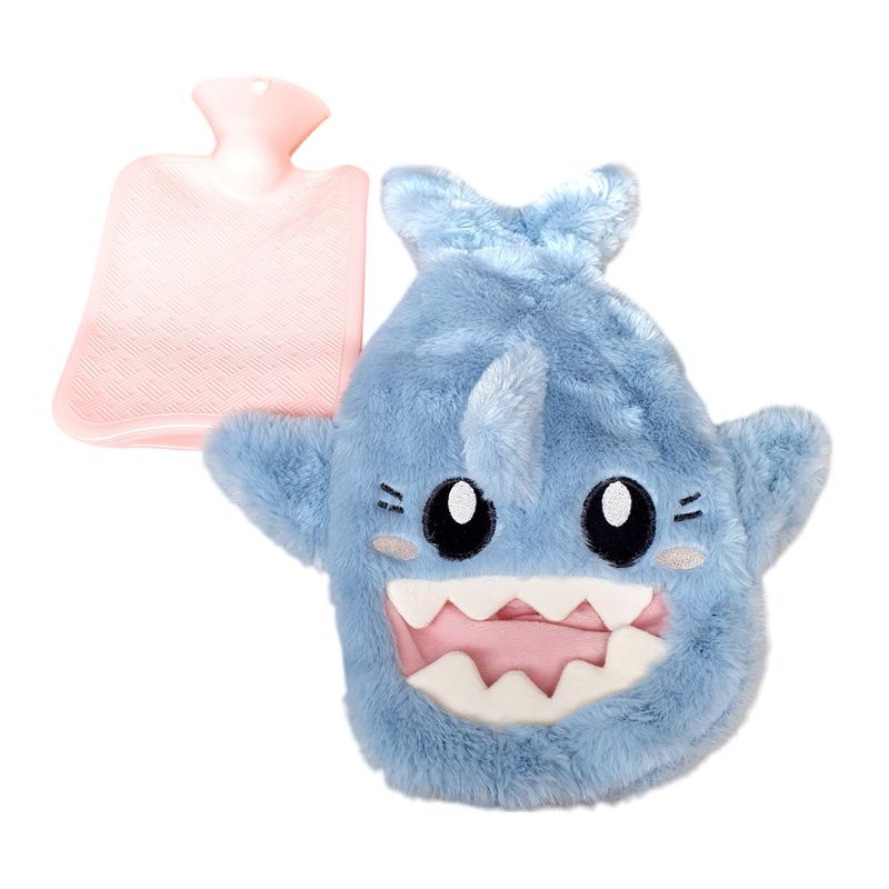GENERICO - Bolsa Termica Agua Caliente Peluche Tiburon Dolores Colicos