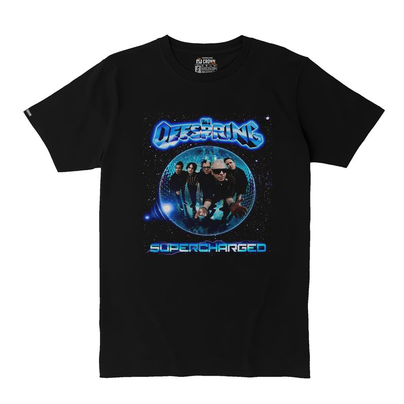 CREACIONES NU CROWN - Camiseta The Offspring Supercharged Tour Punk Hombre Nu Crown