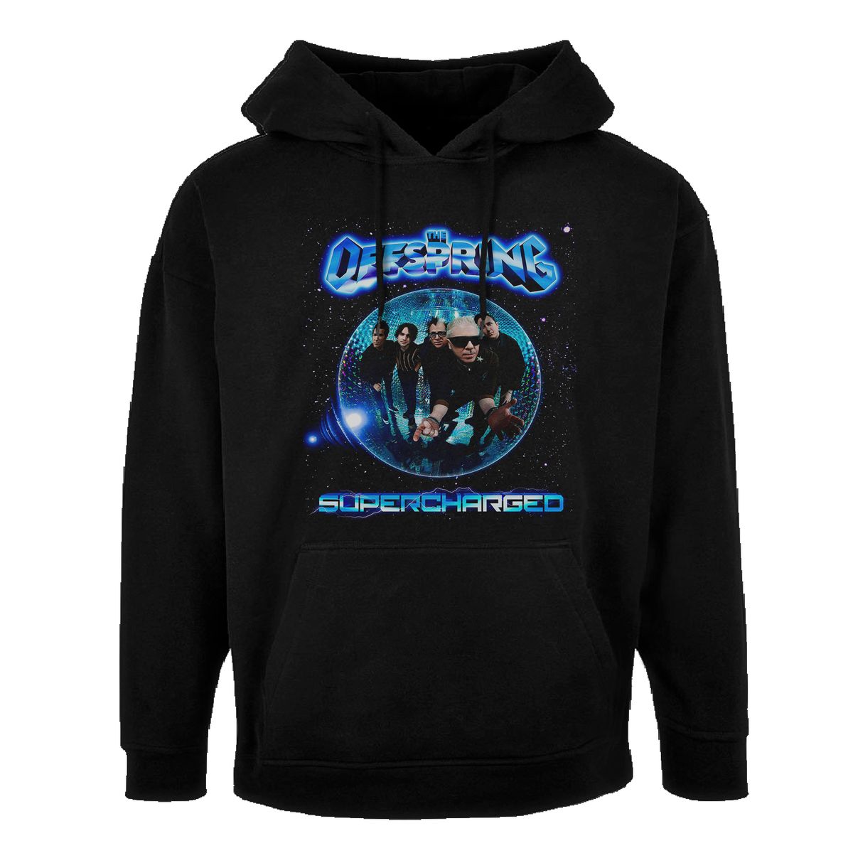 CREACIONES NU CROWN - Camiseta The Offspring Supercharged Punk Hoodie Buzo Hombre Nu Crown