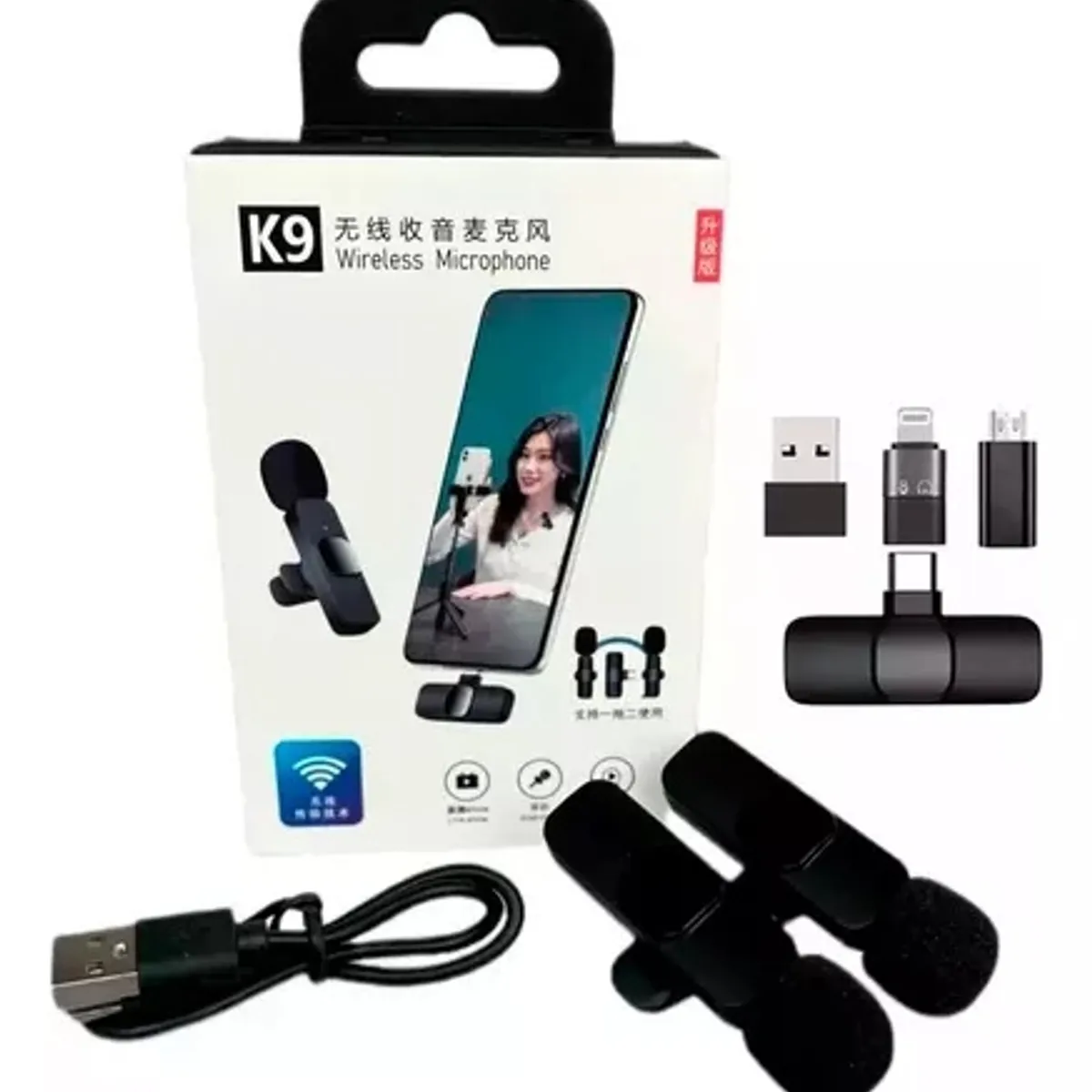GENERICO - MICROFONO K9 pequeño y practico