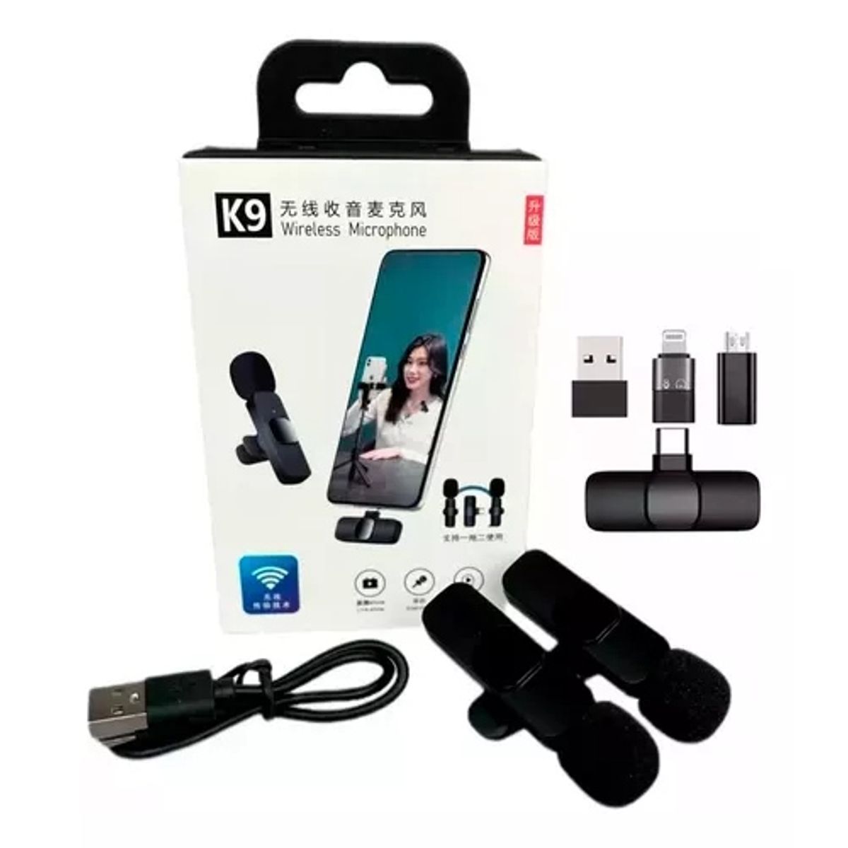 GENERICO - MICROFONO K9 pequeño y practico