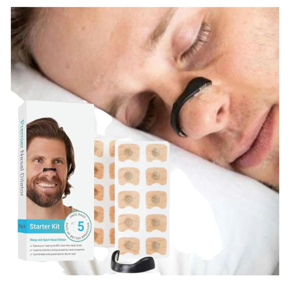 GENERICO - Tiras Nasales antironquidos Para respirar