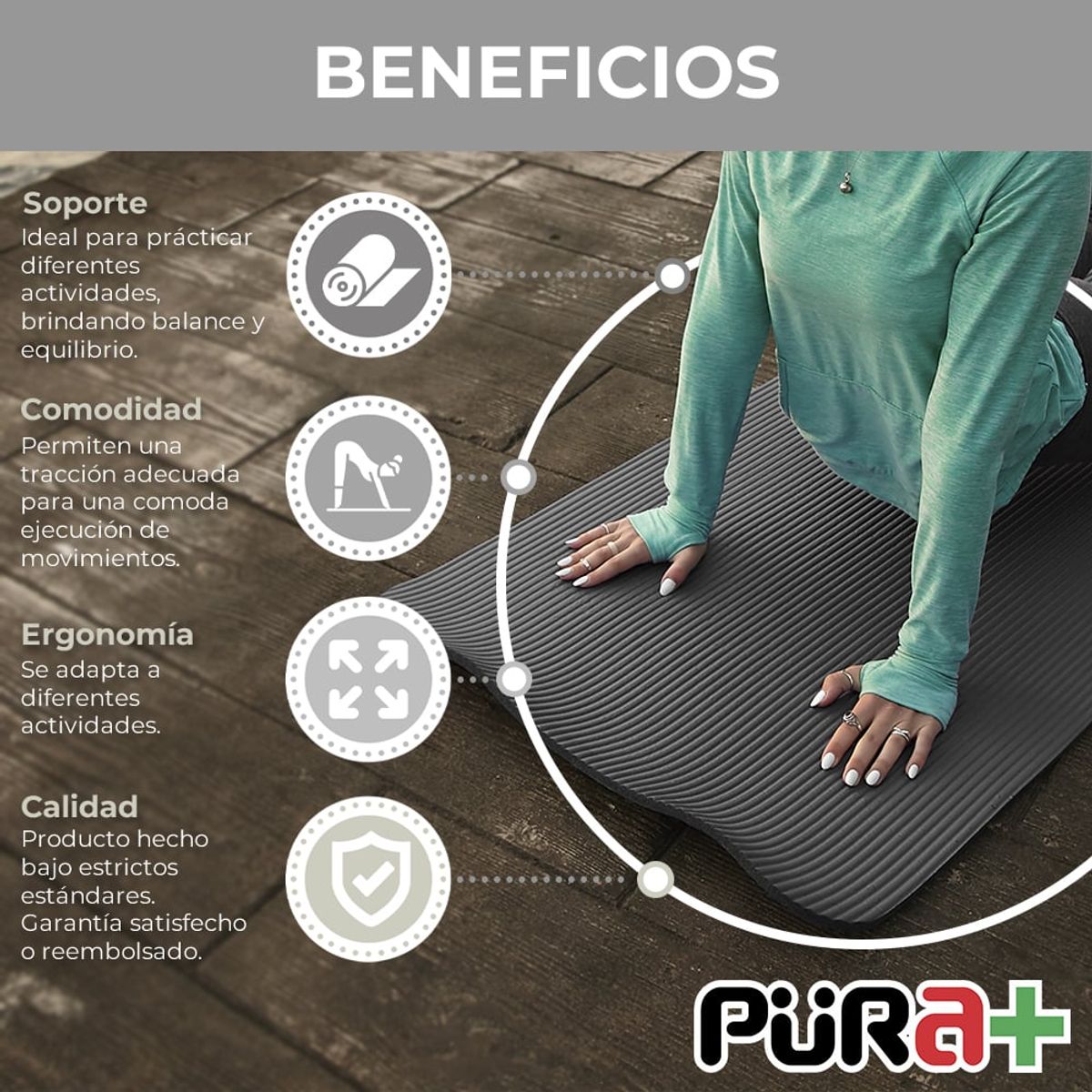 GENERICO - Colchoneta mat yoga Purama+