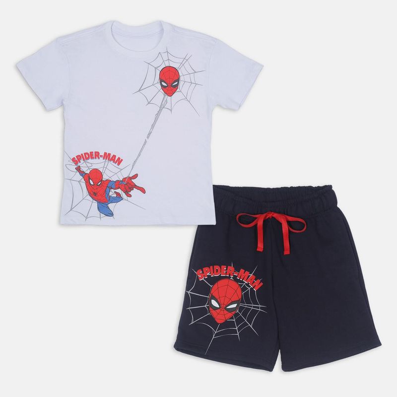 MARVEL - Conjunto Para Niño Licenses Marvel Blanco-Azul Nix L