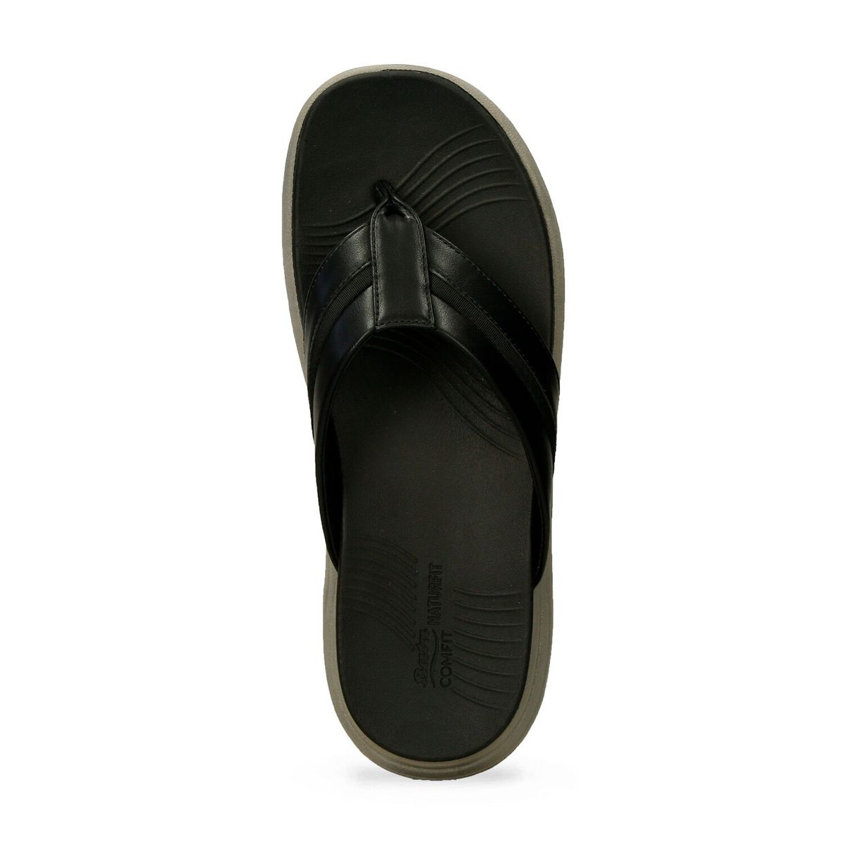 BATA - Chanclas Para Hombre Bata Comfit Negro Jonathan Sandal Summer