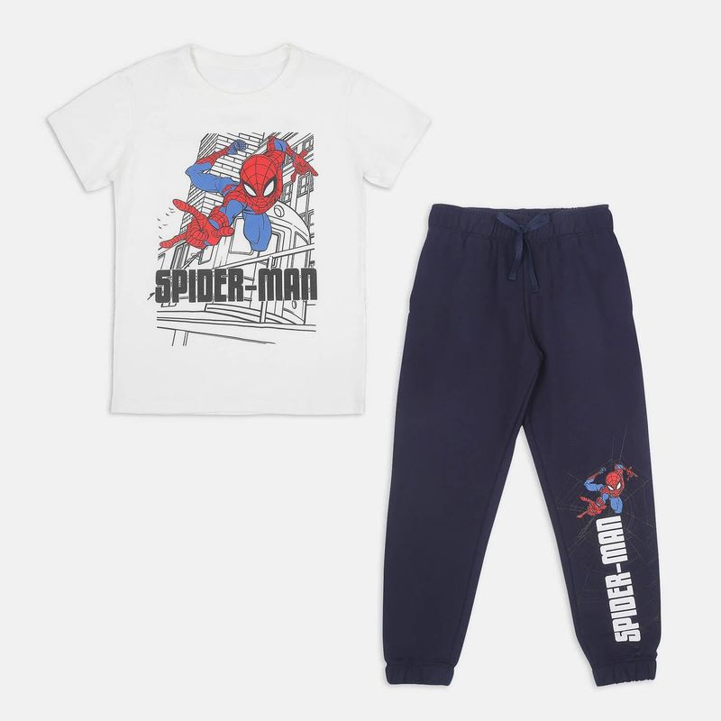 MARVEL - Conjunto Para Niño Licenses Marvel Crema-Azul Nemo L