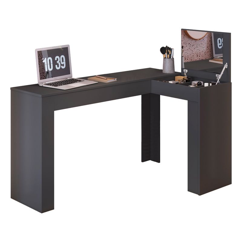 MULTIMUEBLES - ESCRITORIO TOCADOR JADE NEGRO