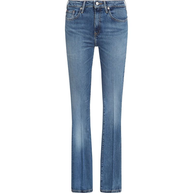 TOMMY HILFIGER - Jeans azul bootcut de talle medio Tommy Hilfiger