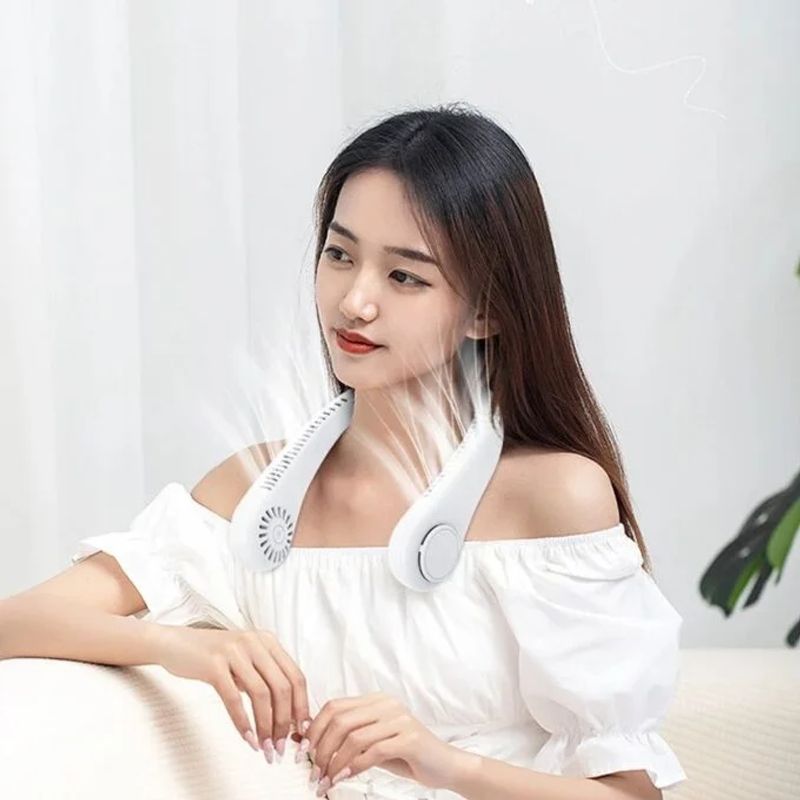 GENERICO - Mini ventilador facial portátil recargable de 3 velocidades