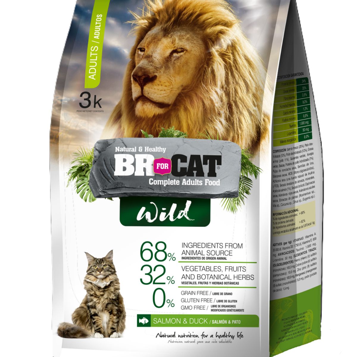BR - Alimento Br For Cat Wild Adulto 1kg.