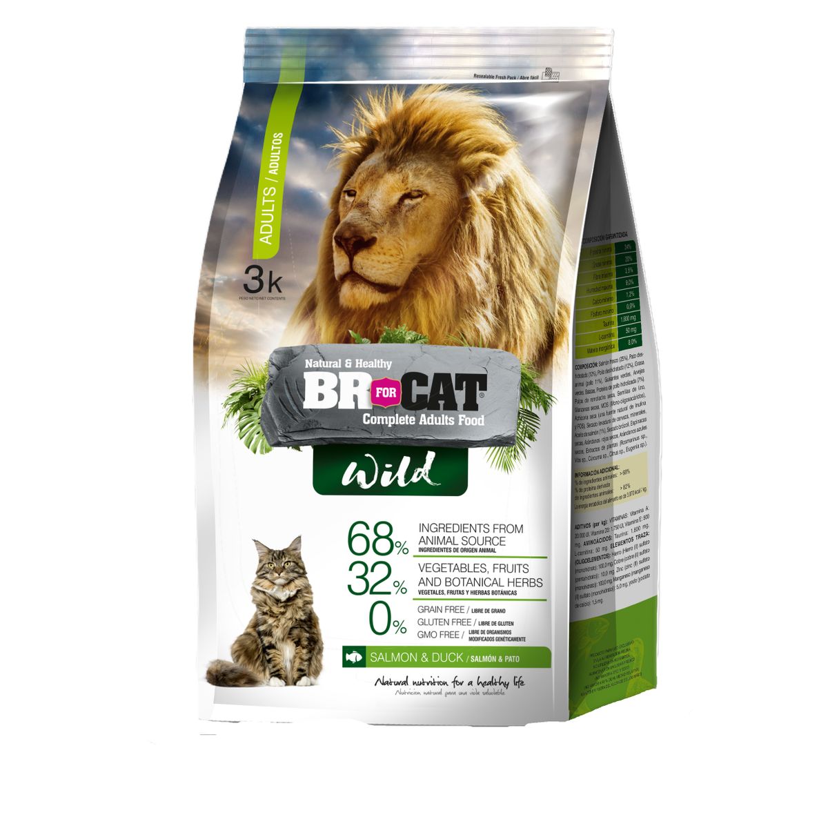 BR - Alimento Br For Cat Wild Adulto 1kg.