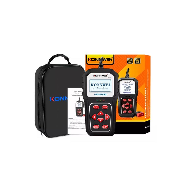 GENERICO - Scanner Automotriz Konnwei Encuentra Fallas Con Pantalla Lcd