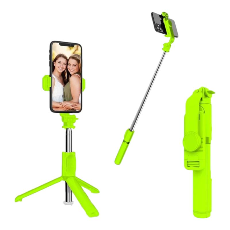 GENERICO - Palo Selfie Con Luz Trípode Con Control Inalámbrico