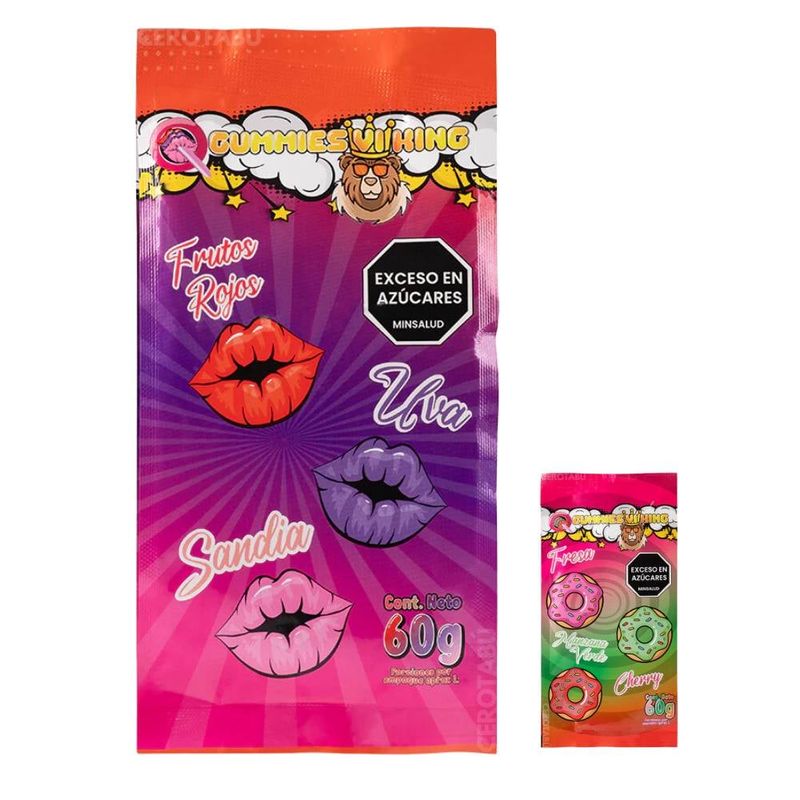 GENERICO - x3 Anillos Para Pene Comestible En Gomas