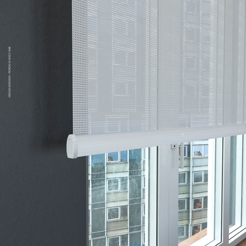 NOVELTY HOME - Cortina Enrollable Screen Blanco 160x180 cm Novelty Home