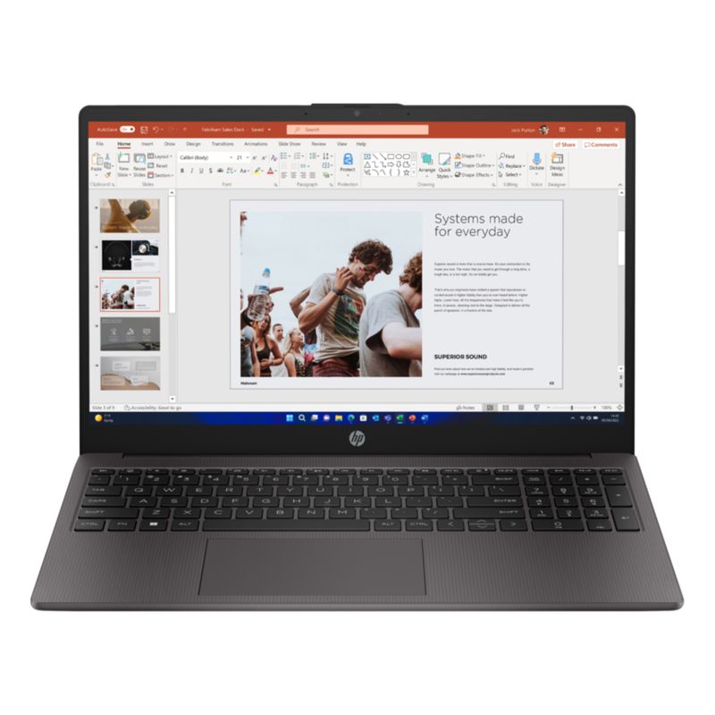 HP - PORTÁTIL  HP 255 G10 - AMD RYZEN 5 7530U - 20GB DDR4 - 512GB SSD - 15,6" HD -WIN11