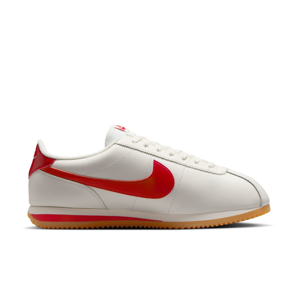 NIKE - Tenis Nike Cortez Leather Hombre-Blanco/Rojo