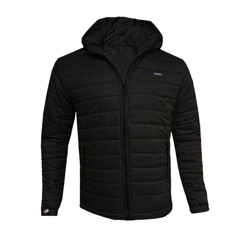 MODA EN CIRCUITO - Chaqueta Impermeable Negra Para Hombre