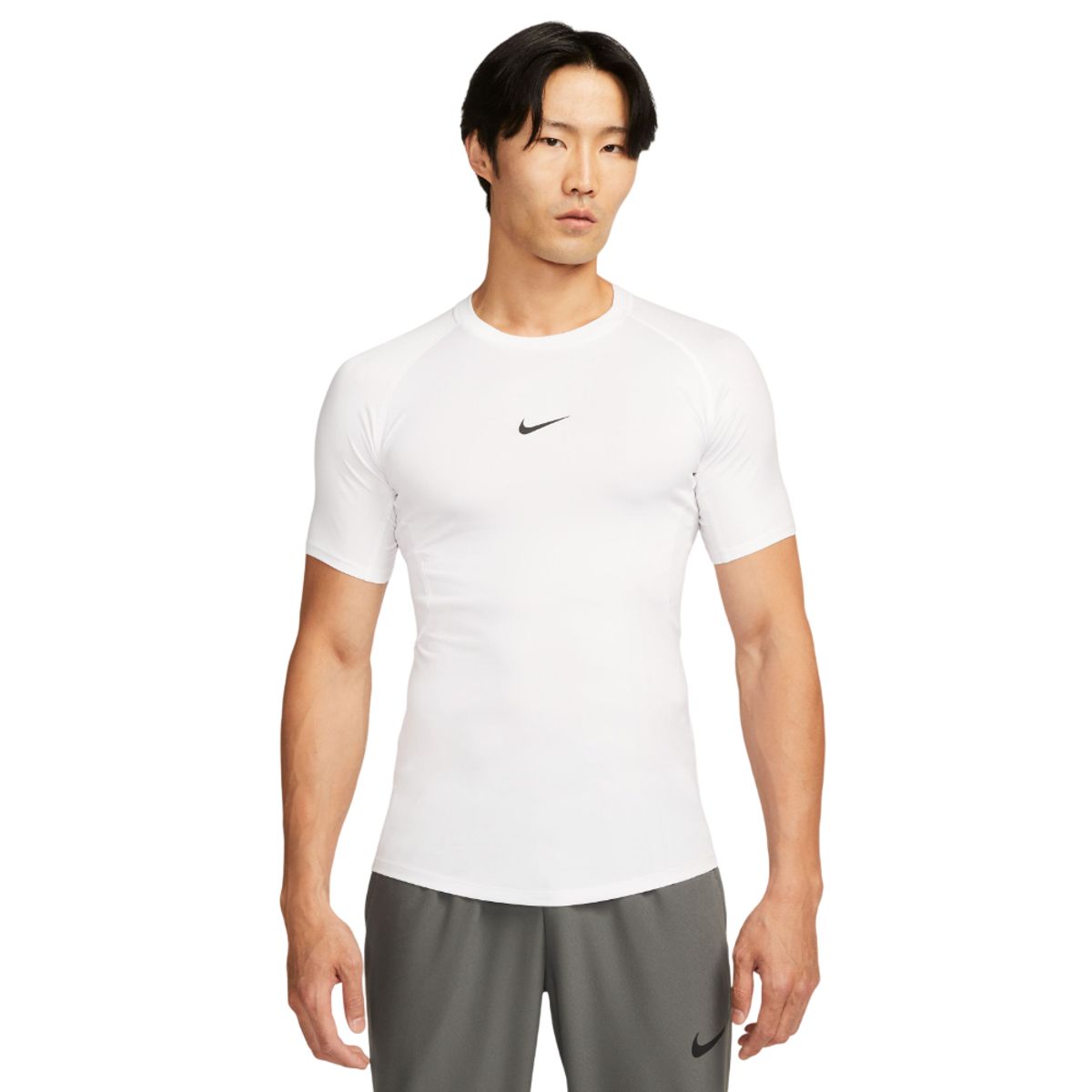 NIKE - Camiseta Nike Pro Hombre-Blanco