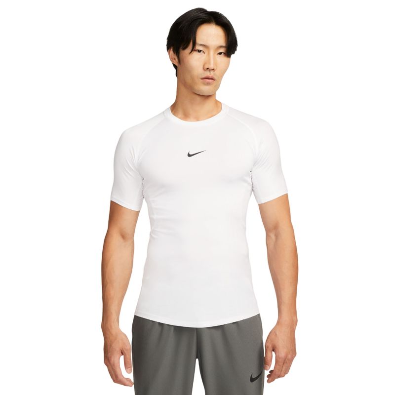 NIKE - Camiseta Nike Pro Hombre-Blanco