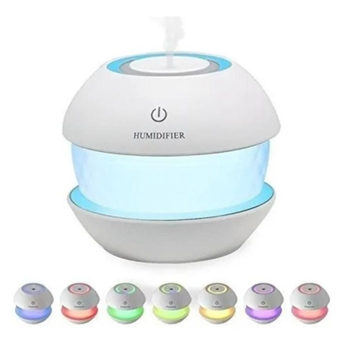 GENERICO - Humidificador O Difusor De Aromaterapia Con 8 Luces